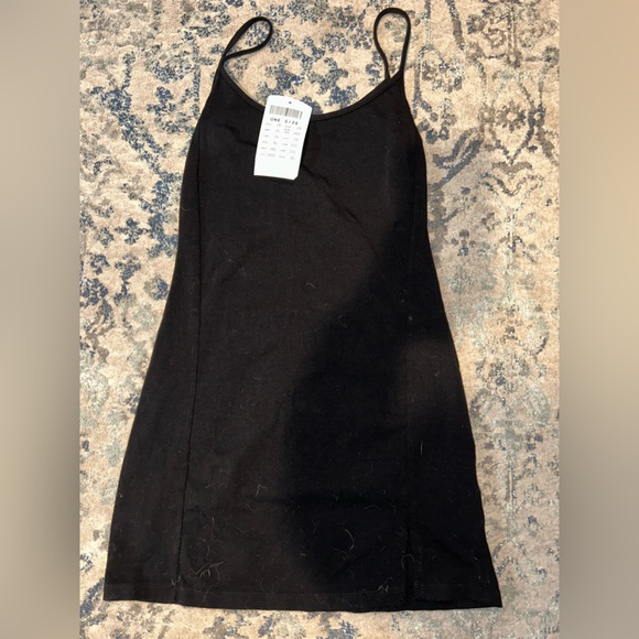 brandy melville black bodycon dress Dresses | Brandy Melville | Color: Black | Size: One Size Love Is Brewing Bridal Size:36/34 aqua New With Tags!